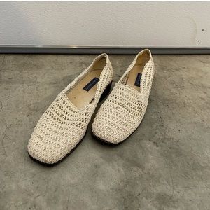 Crochet slip-ons